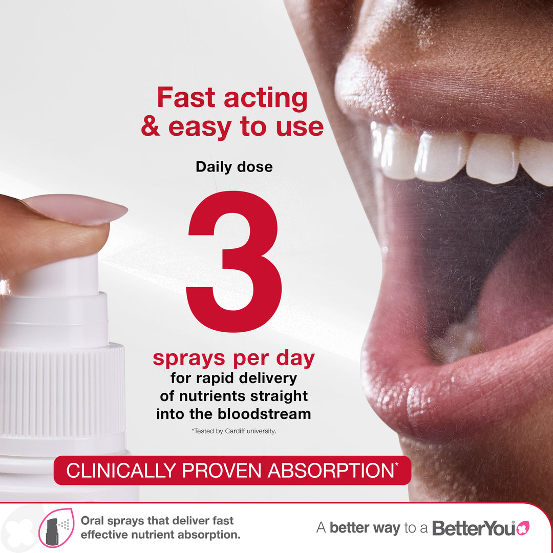 DLux+ Vitamina D+K2 Spray Oral Diário - 12 ml., BetterYou