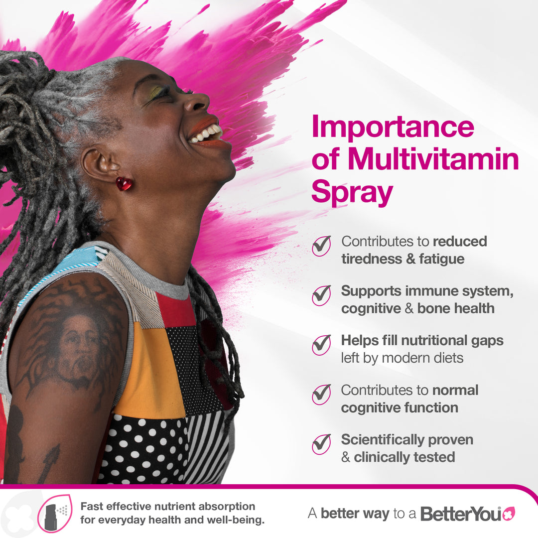 MultiVit, Groselha Preta e Ameixa - 25 ml., BetterYou