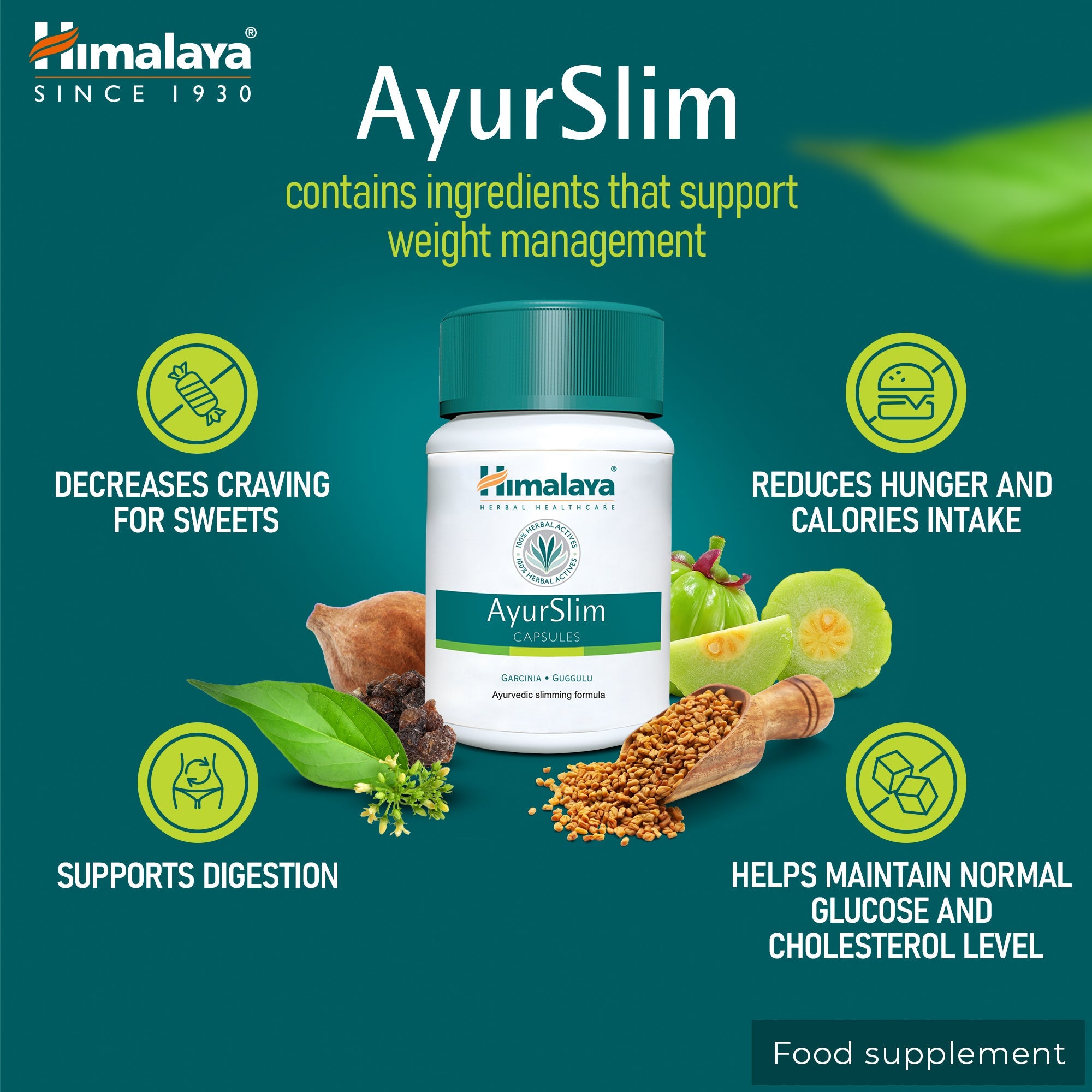 AyurSlim - 60 cápsulas - Himalaya