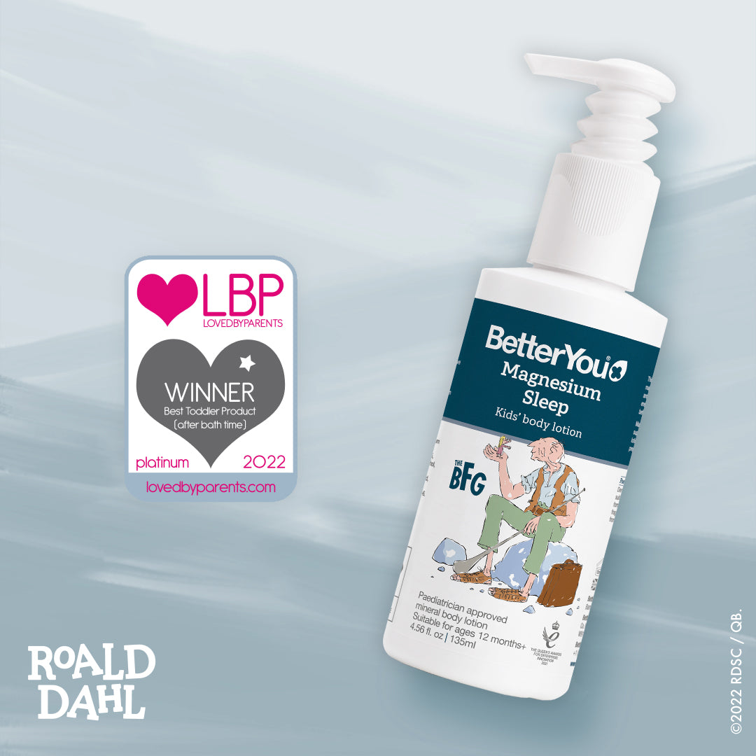 Loção Corporal Infantil Magnésio para Dormir - 135 ml., BetterYou