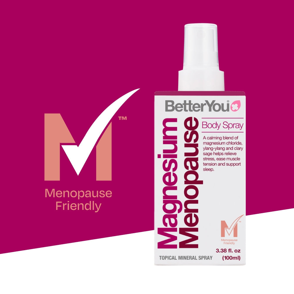 Spray Corporal de Magnésio para Menopausa - 100 ml., BetterYou