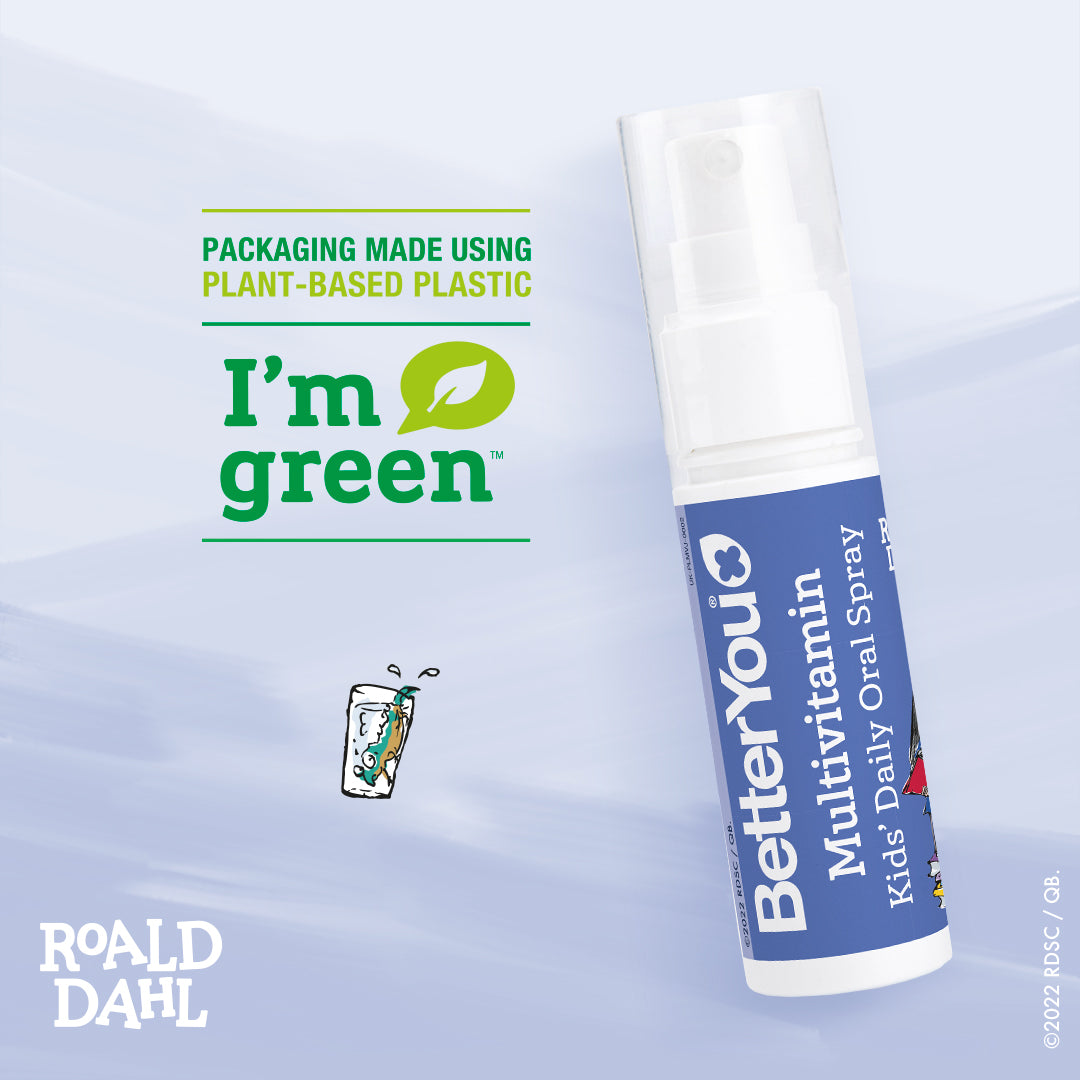 Spray oral diário multivitamínico infantil, chocolate e marshmallow - 25 ml., BetterYou