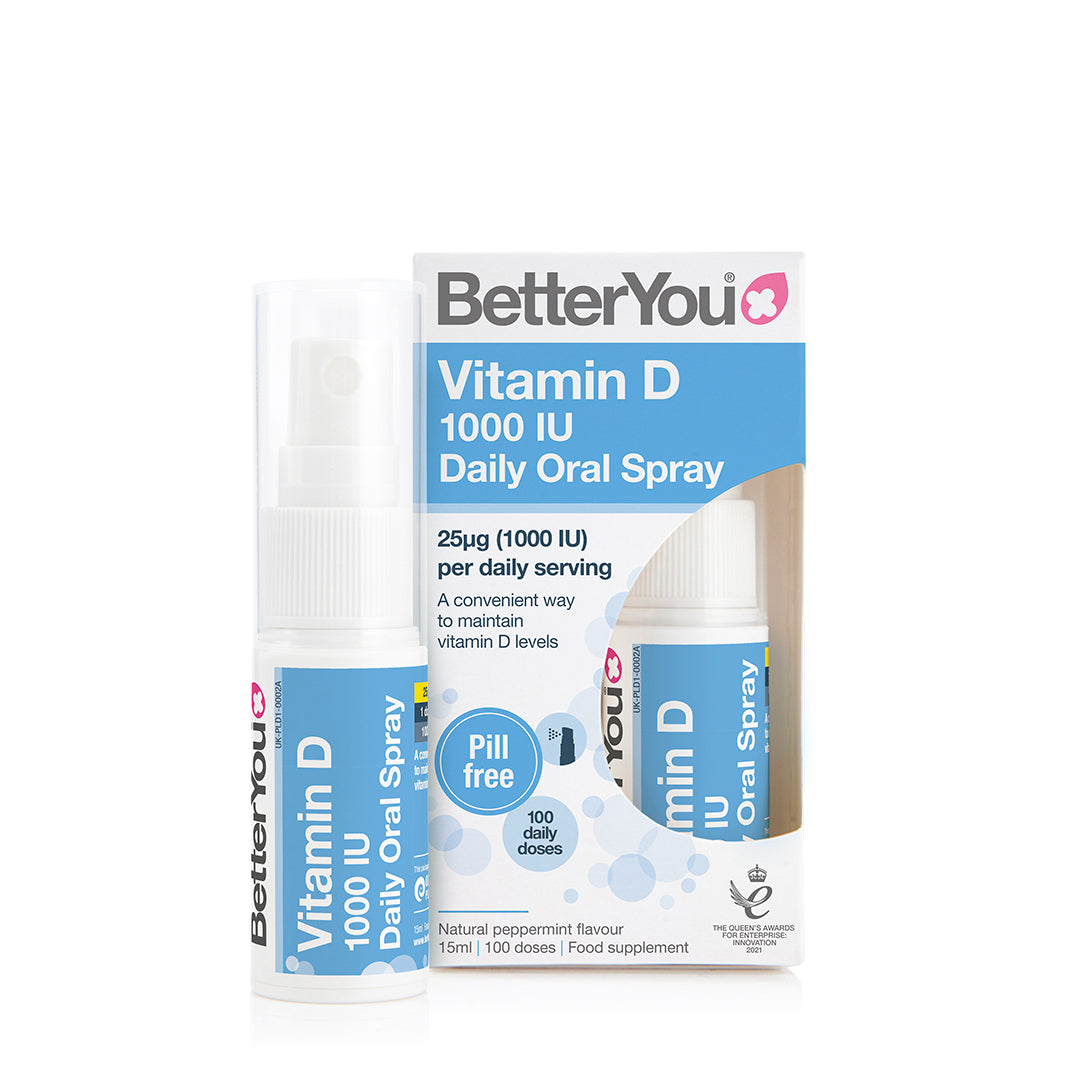 Spray oral diário de vitamina D D1000 - 15 ml., BetterYou