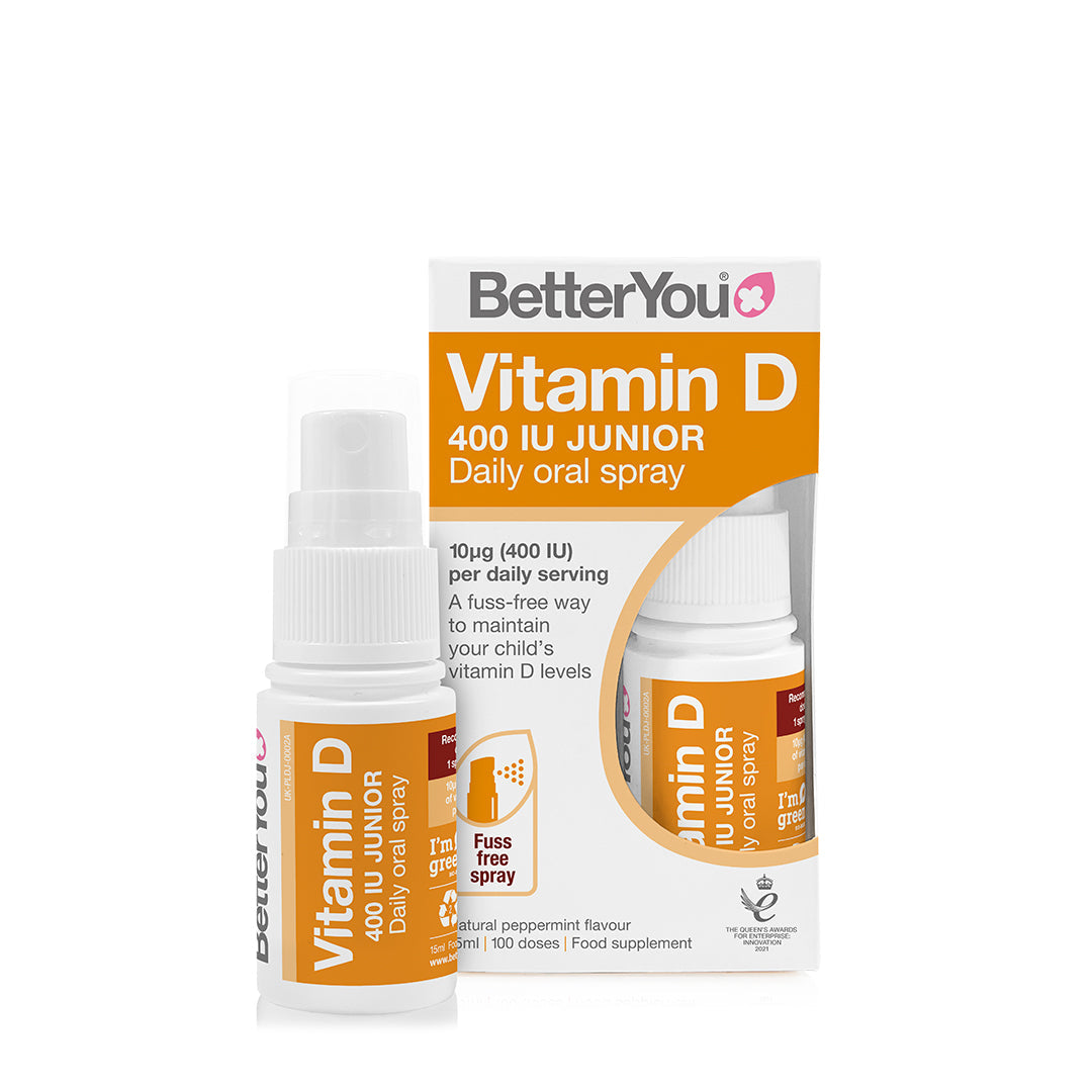 DLux Junior Spray Oral Diário de Vitamina D - 15 ml., BetterYou