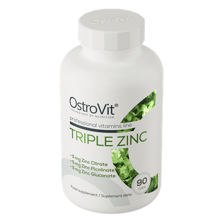 Zinco Triplo - 90 cápsulas - OstroVit