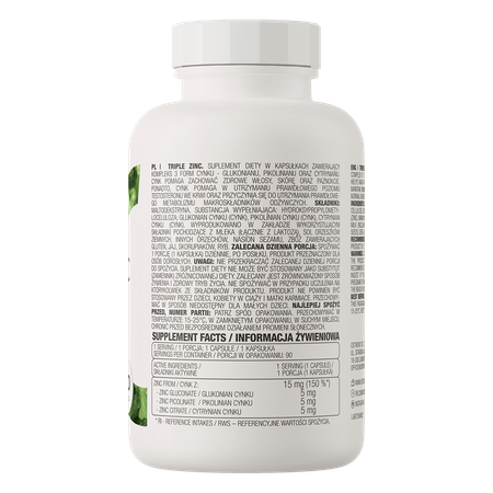 Zinco Triplo - 90 cápsulas - OstroVit