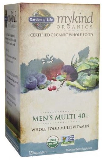 Mykind Men's Multi 40+ - 120 comprimidos veganos, Garden of Life