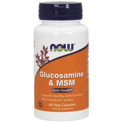 Glucosamina e MSM, 60 vcaps, Now Foods