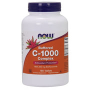 Complexo de vitamina C-1000 - tamponado com 250 mg de bioflavonoides, 180 comprimidos, Now Foods