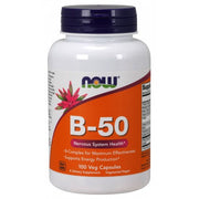 Vitamina B-50 - Vitamina B-50, 100 vcaps, Now Foods