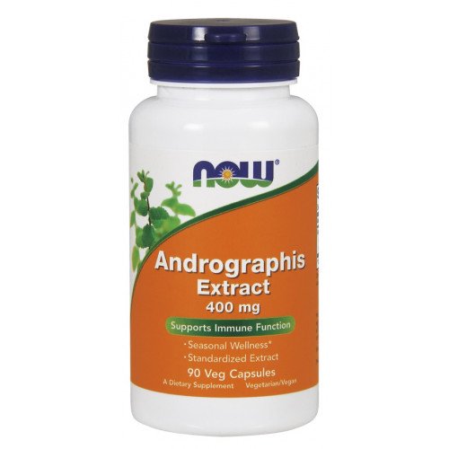 Extrato de Andrographis, 400mg, 90 vcaps, Now Foods