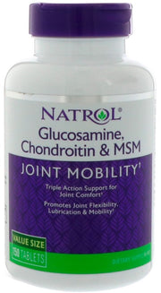 Glucosamina Condroitina e MSM - 150 comprimidos - Natrol