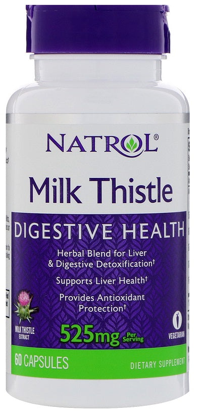 Cardo Mariano, 525mg - 60 cápsulas - Natrol