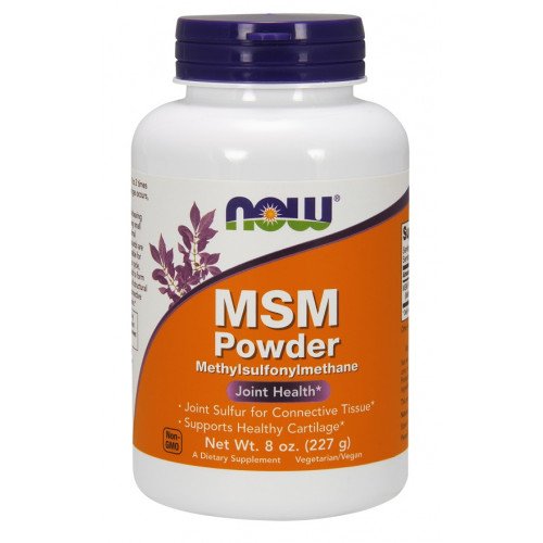 MSM Metilsulfonilmetano - Pó, 227 gramas, Now Foods