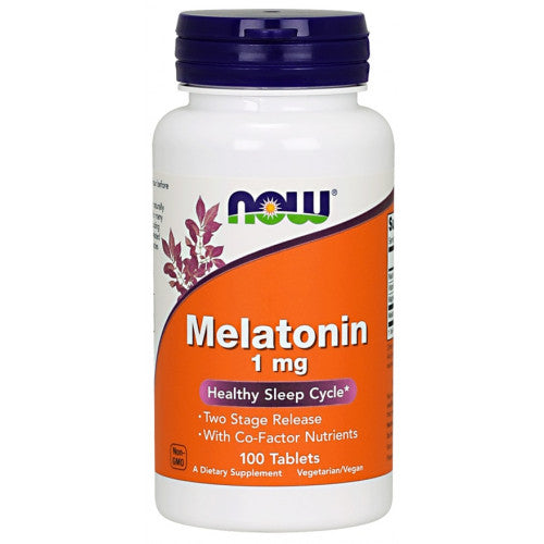 Melatonina - 1mg, 100 comprimidos, Now Foods