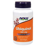 Ubiquinol - 100mg, 60 softgels, Now Foods