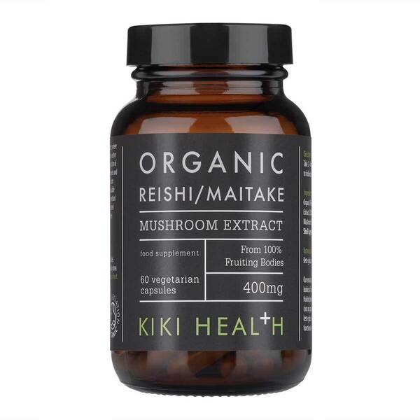 Extrato de cogumelo Reishi e Maitake - 60 cápsulas vegetais - KIKI Health