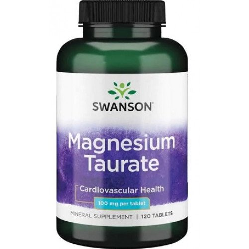 Taurato de magnésio, 100 mg