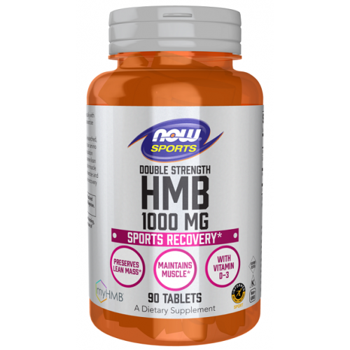 HMB - 1000mg, 90 comprimidos, Now Foods