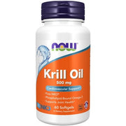 Óleo de Krill - 500mg, 60 softgels, Now Foods