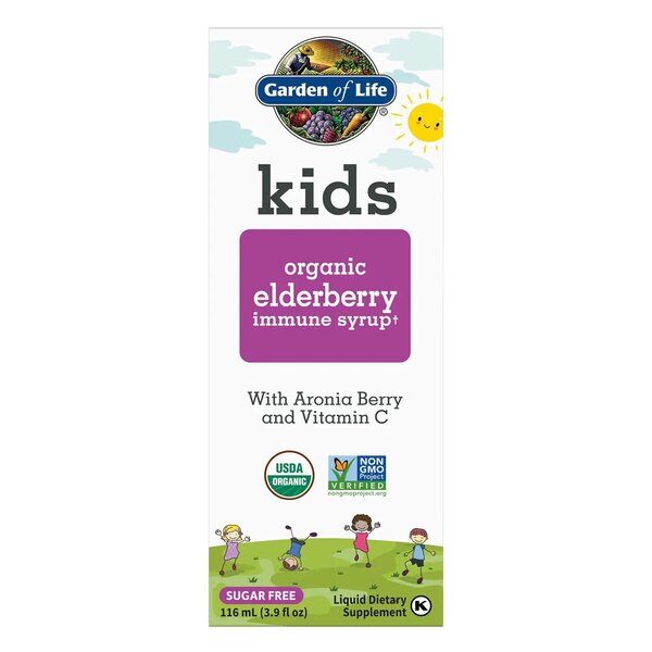 Xarope de sabugueiro para imunidade infantil - 116 ml., Garden of Life