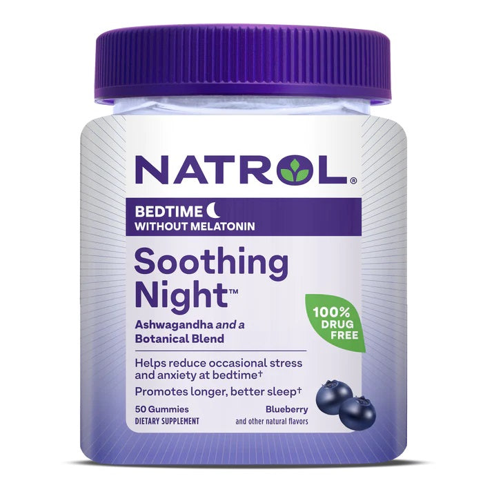 Noite Calmante, Mirtilo - 50 gomas - Natrol