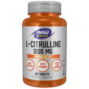 L-Citrulina - 1200mg Força Extra, 120 comprimidos, Now Foods