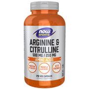 Arginina e Citrulina, 240 vcaps, Now Foods