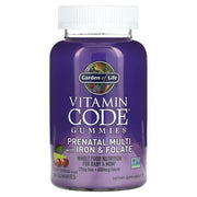 Vitamin Code Multivitamínico Pré-natal com Ferro e Folato, Gomas, Limonada de Cereja - 90 gomas, Garden of Life