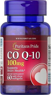 CoQ10 - 100mg - 60 cápsulas gelatinosas - Puritan's Pride