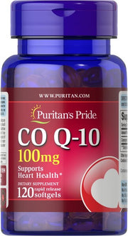 CoQ10 - 100mg - 120 cápsulas gelatinosas - Puritan's Pride