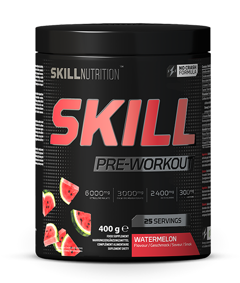 Skill Pre-Workout Blue Raspberry - 400 grams - Skill Nutrition
