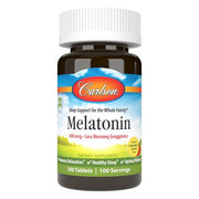 Melatonina, Morango Natural Limão - 100 comprimidos - Carlson Labs