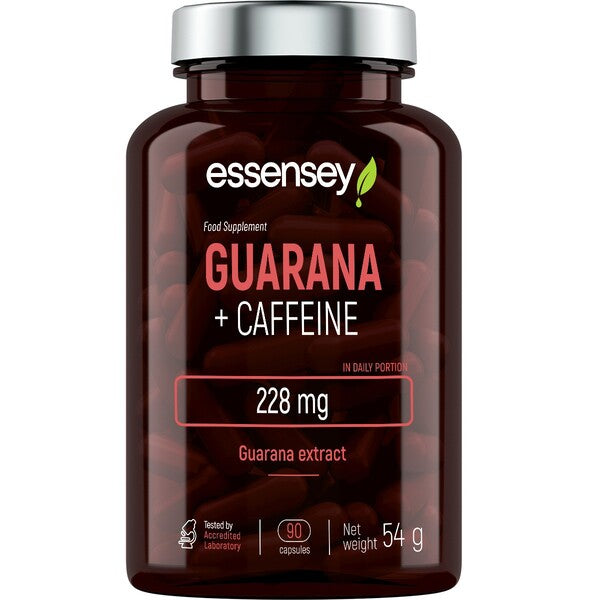 Guaraná + Cafeína - 90 cápsulas - Essensey