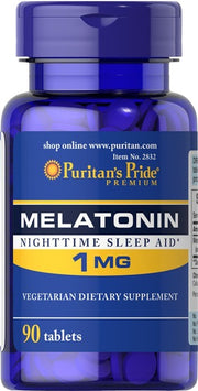 Melatonina - 1mg - 90 comprimidos - Puritan's Pride