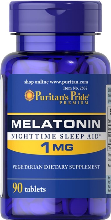 Melatonina - 1mg - 90 comprimidos - Puritan's Pride
