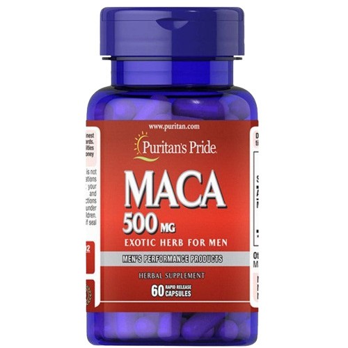 Maca, 500mg - 60 cápsulas - Puritan's Pride