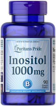 Inositol, 1000 mg - 90 comprimidos - Puritan's Pride