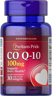 CoQ10 - 100mg - 30 cápsulas gelatinosas - Puritan's Pride