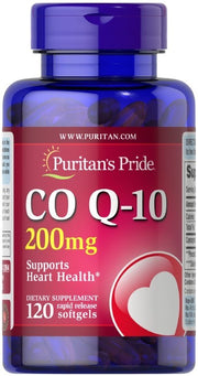 CoQ10 - 200mg - 120 cápsulas gelatinosas - Puritan's Pride
