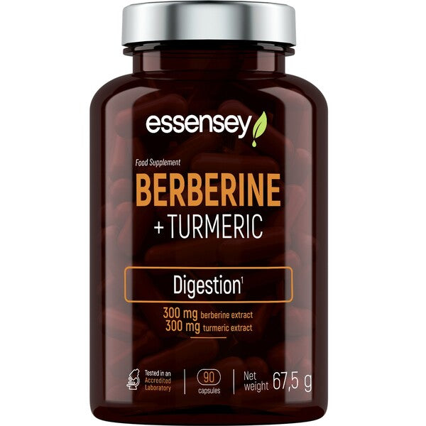 Berberina + Cúrcuma - 90 cápsulas - Essensey