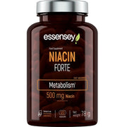 Niacina Forte, 500mg - 120 cápsulas - Essensey