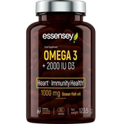 Ômega 3 + 2000 UI D3 - 90 cápsulas - Essensey