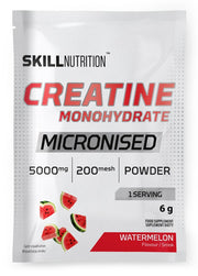 Micronised Creatine Monohydrate, Watermelon  - 6 grams (1 serving) - Skill Nutrition