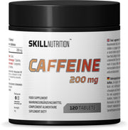 Caffeine - 200mg  - 120 tablets - Skill Nutrition