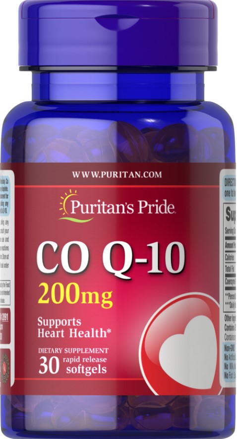 CoQ10 - 200mg - 30 cápsulas gelatinosas - Puritan's Pride