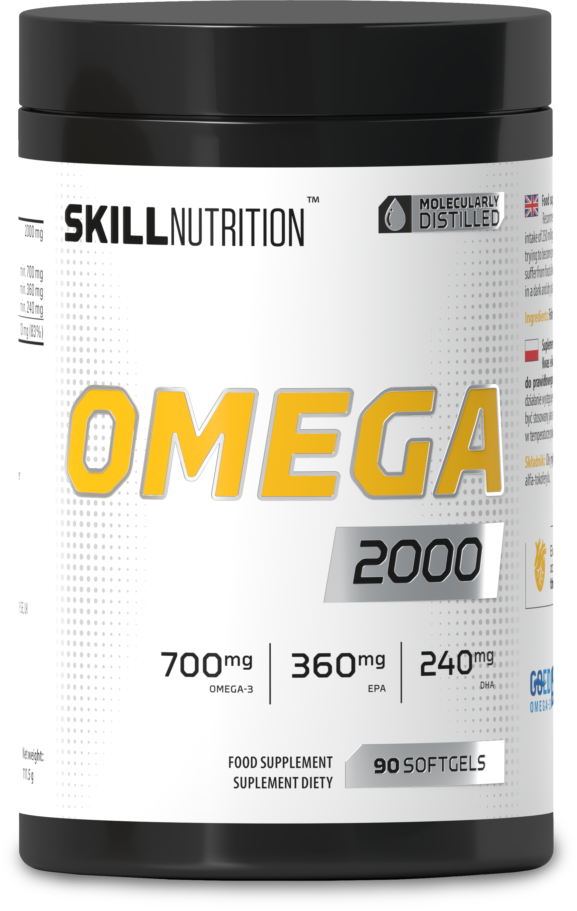 Omega 2000  - 90 softgels - Skill Nutrition