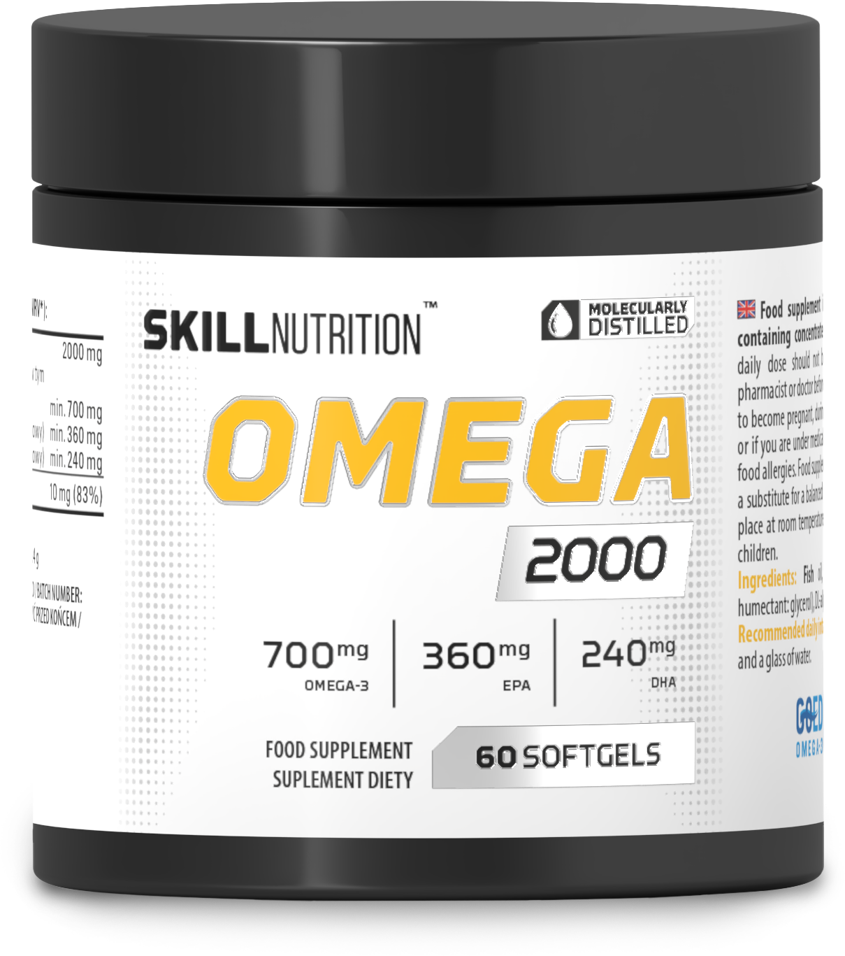 Omega 2000  - 60 softgels - Skill Nutrition