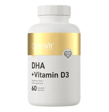 DHA + Vitamina D3 - 60 cápsulas - OstroVit