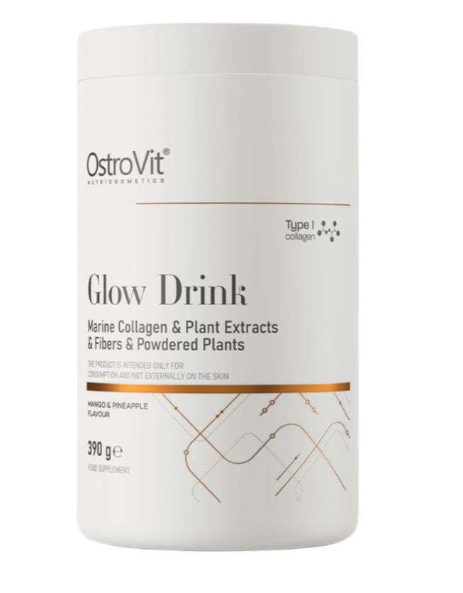 Glow Drink, Manga e Abacaxi - 390 gramas - OstroVit